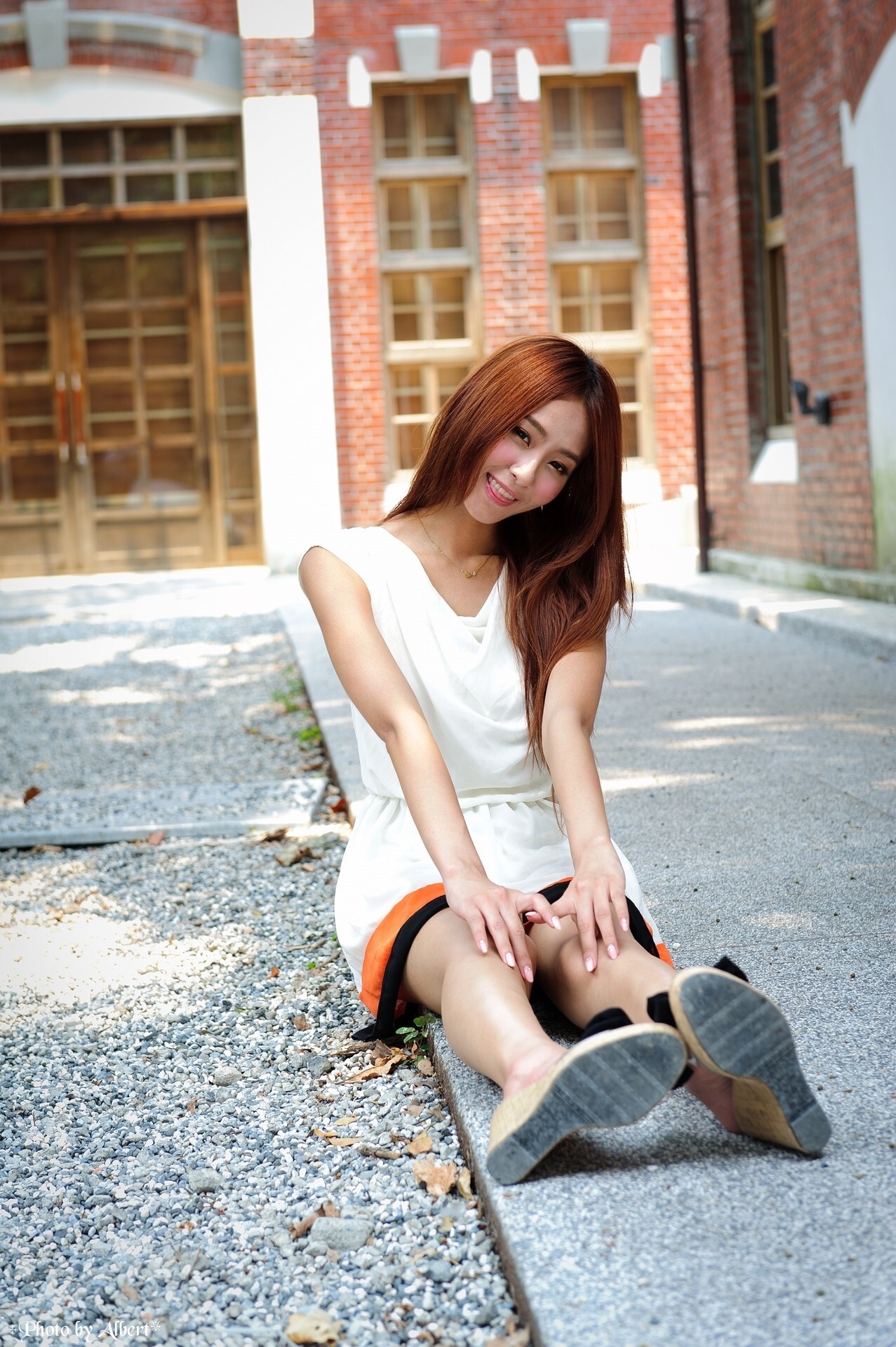 Beautyleg女神-小雪 Winnie-校园制服街拍写真合集 1